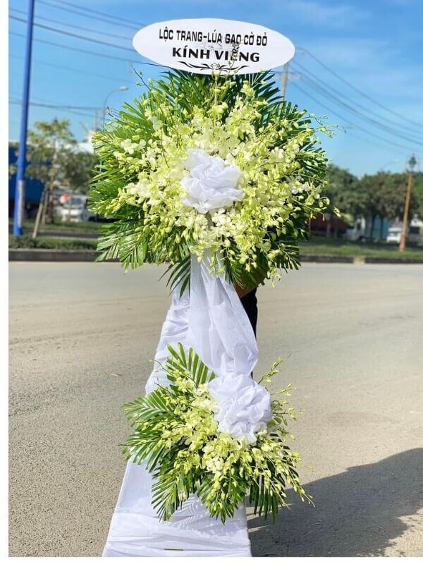 Hoa chia buồn màu trắng tại bình dương 13
