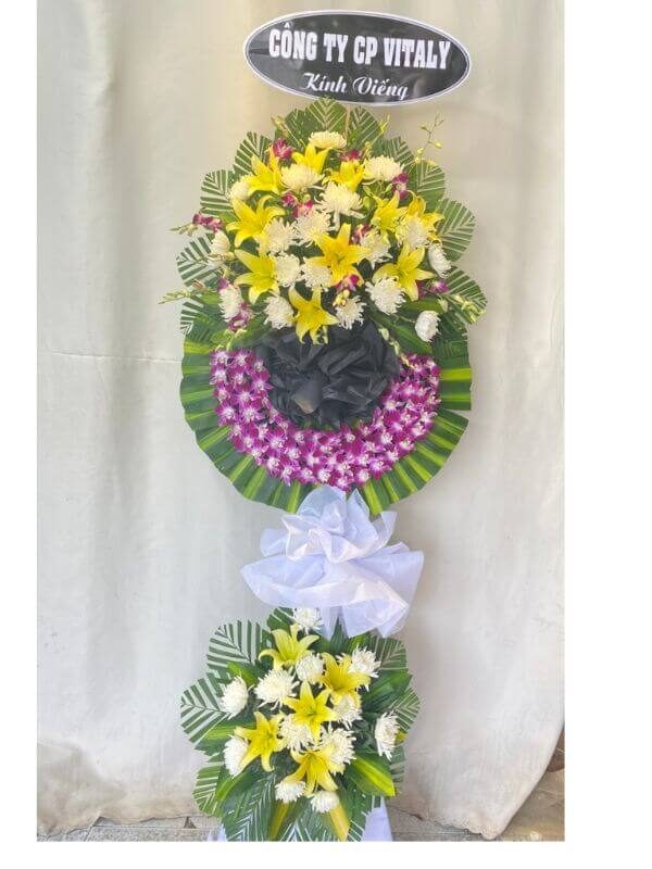 hoa chia buồn màu tim tại bình dương 15