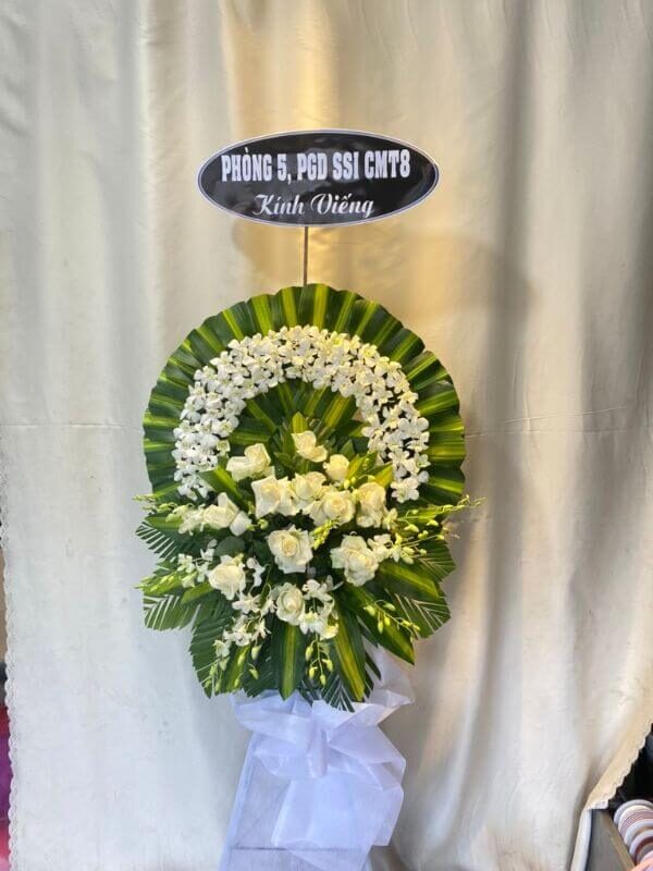 Hoa chia buồn màu trăng tại bình dương 5