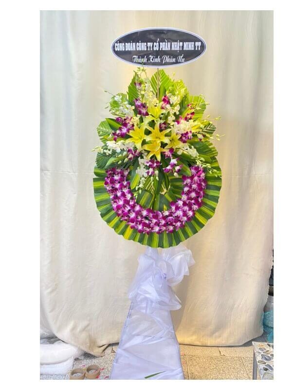 Hoa chia buồn màu tím tại bình dương 6