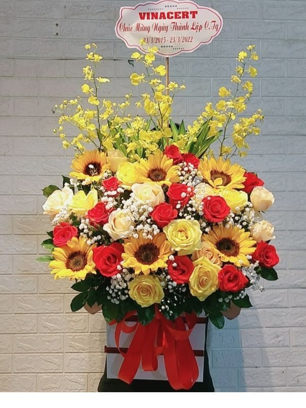 Lẵng Hoa Để Bàn HG27