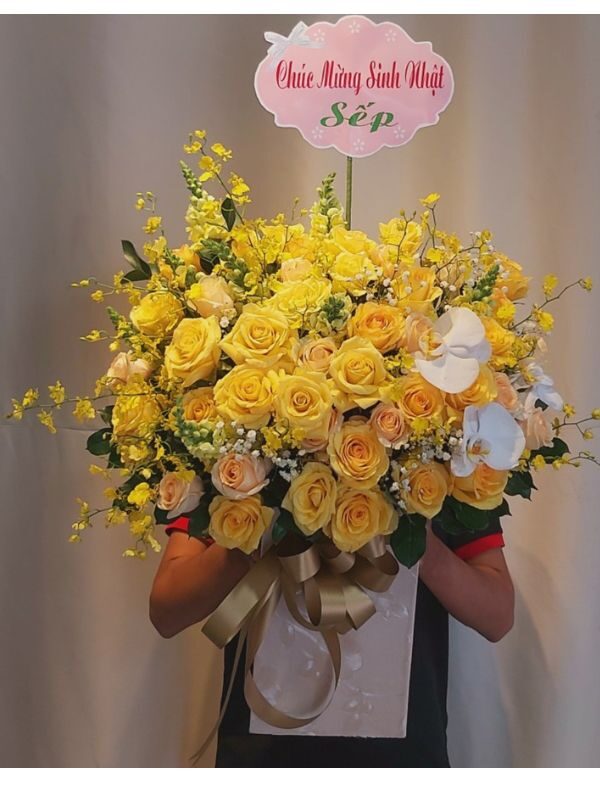 Lẵng Hoa Để Bàn HG26