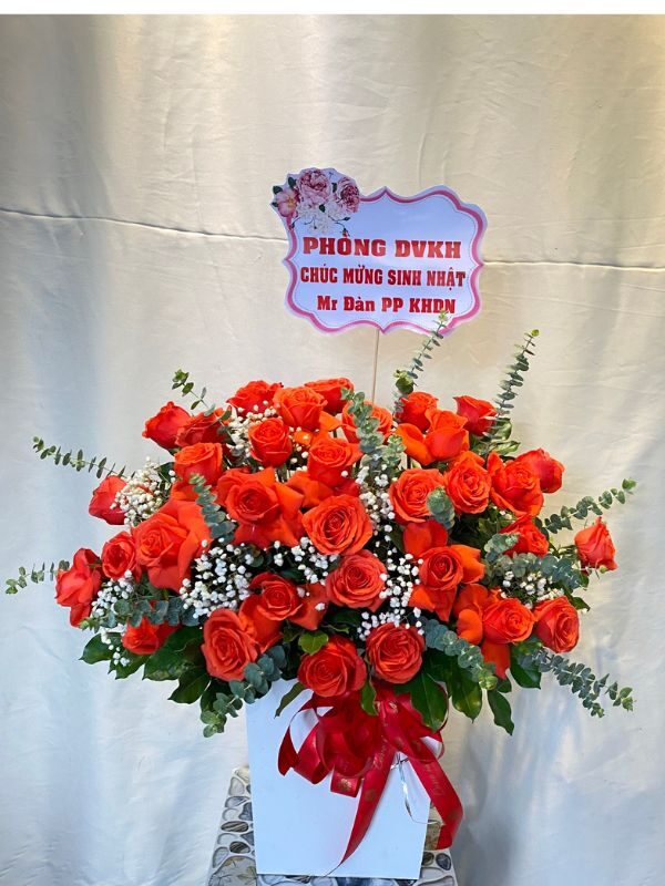 Lẵng Hoa Để Bàn HG22