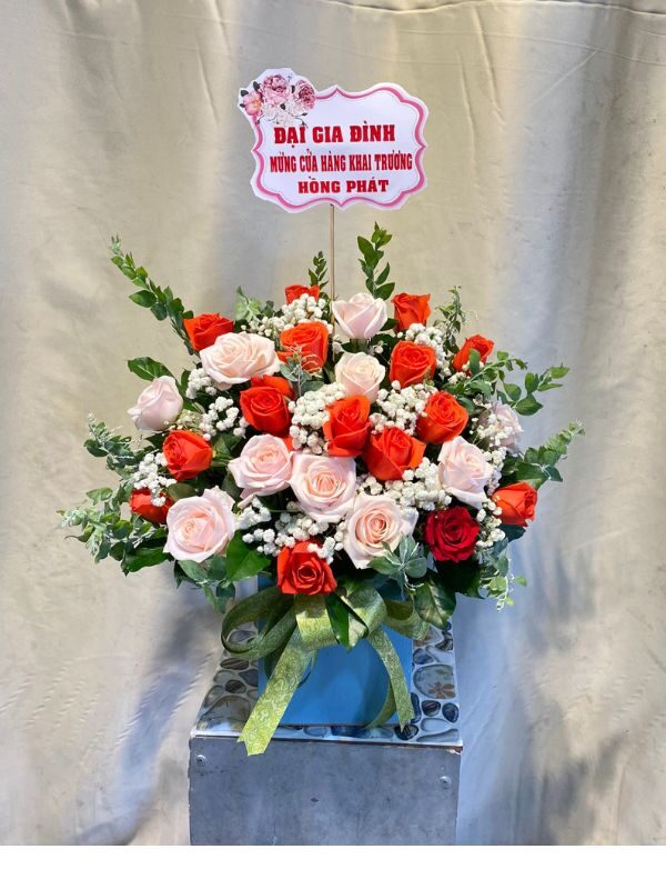 Lẵng Hoa Để Bàn HG20