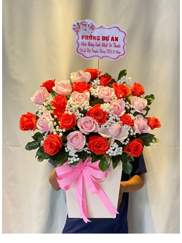 Lẵng Hoa Để Bàn HG18